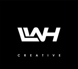 Fototapeta premium LWH Letter Initial Logo Design Template Vector Illustration