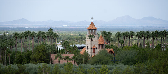 Obraz premium St George's Chappel at St Anthony's Greek Orthodox Monastery 