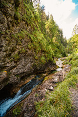 Mountain landscape in mountains, Juranova dolina - valley in The Western Tatras national park. Slovakia, oravice, Orava region. © Zedspider