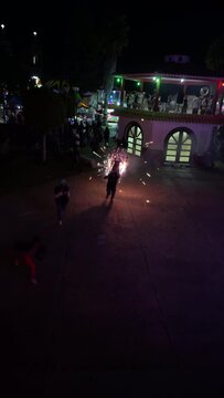 The Toritos (little bulls) is an annual tradition