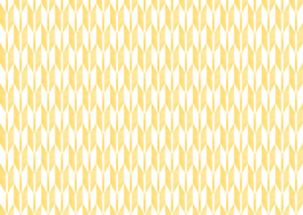 水彩風の矢絣文様 和柄 背景 横 黄色