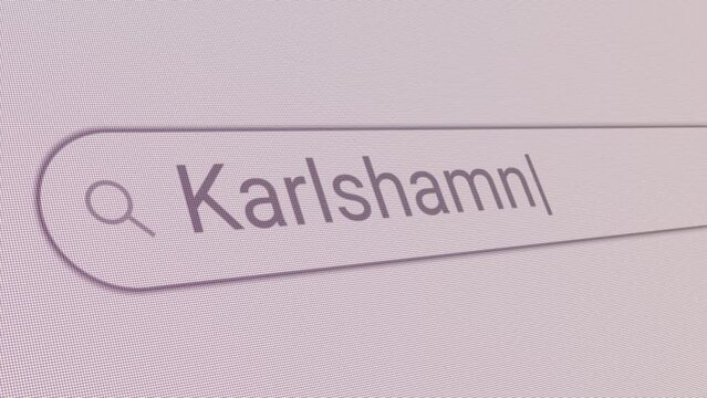 Search Bar Karlshamn 
Close Up Single Line Typing Text Box Layout Web Database Browser Engine Concept