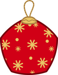 Christmas ball design element