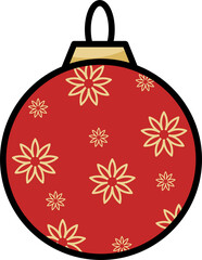 Christmas ball design element