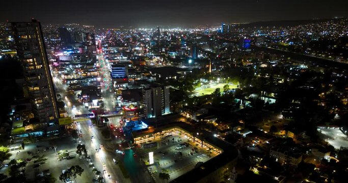 Tijuana City Urban Night and lights