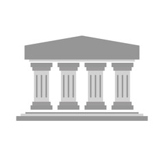 Historic World Heritage. Temple. Vector.