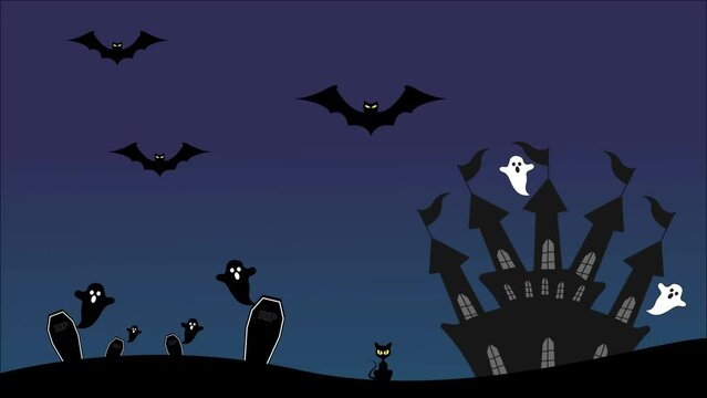 Halloween a Public Holiday in the world ghost scary videos background