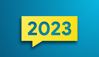 blue background 2023 label illustration holiday calendar