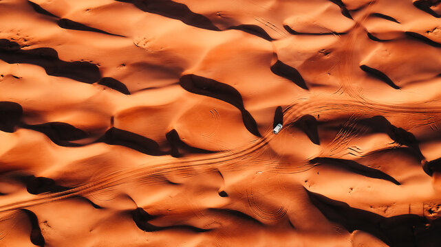 4*4 road in Oman desert.