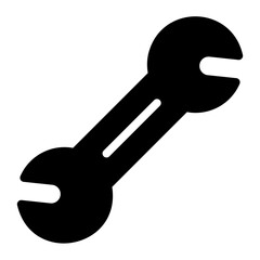 wrench glyph icon