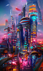 The night city of the future