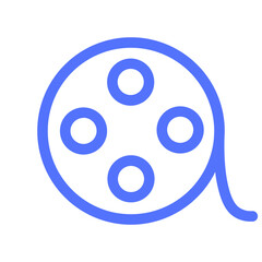 film tape movie cinema line icon
