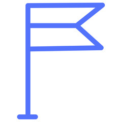 Obraz premium flag nation national line icon