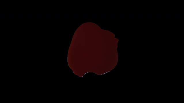 4K Blood Pool  effect on transparent background.background footage motion graphics, or as a background or overlay 4K drag and drop  editing software supporting blending modes.