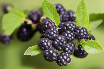 blackberry on a branch