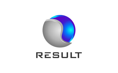 global technology logo design templates