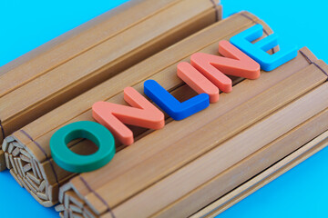 English letters online on bamboo slips