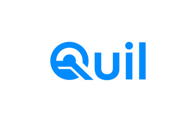 letter q abstract logo design templates