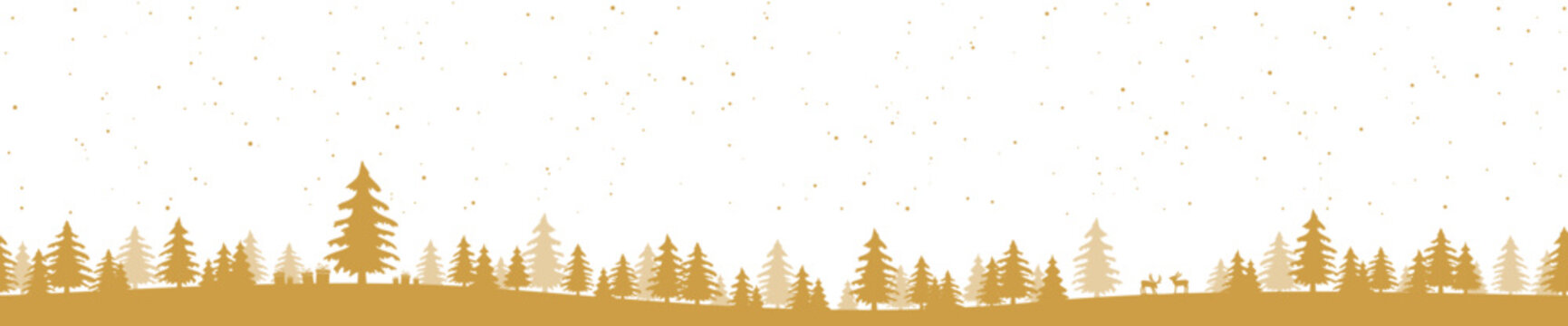 simple christmas background with typical elements