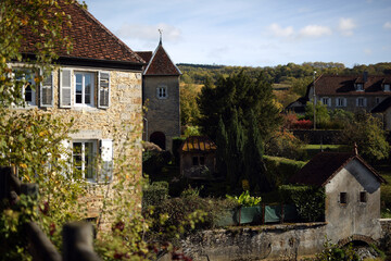 Fototapeta na wymiar French country houses