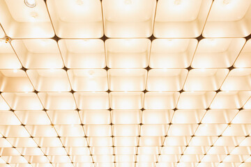 Beautiful modern wall lamps light interior contemporary decoration. Concept building interior...