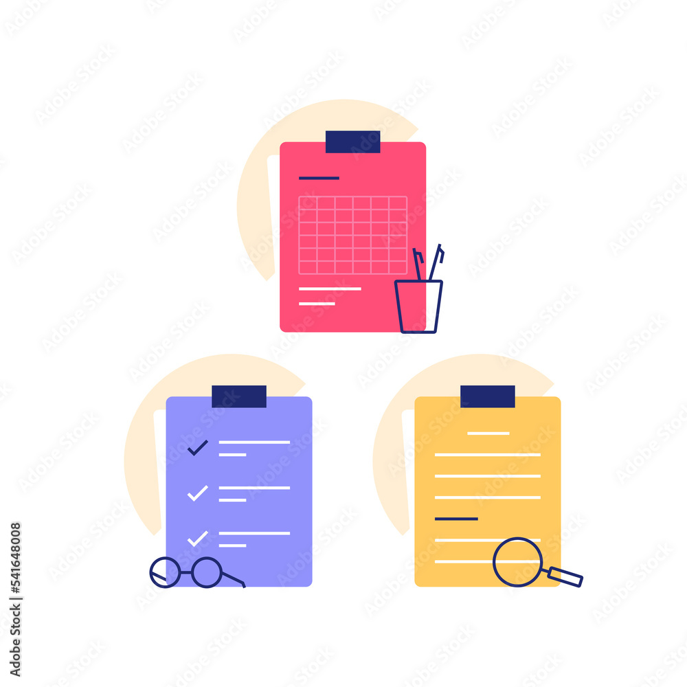 Poster task management check list,project plan,opinion survey, assignment and exam, productivity solution, 