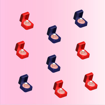 Ring  , Ring with its box