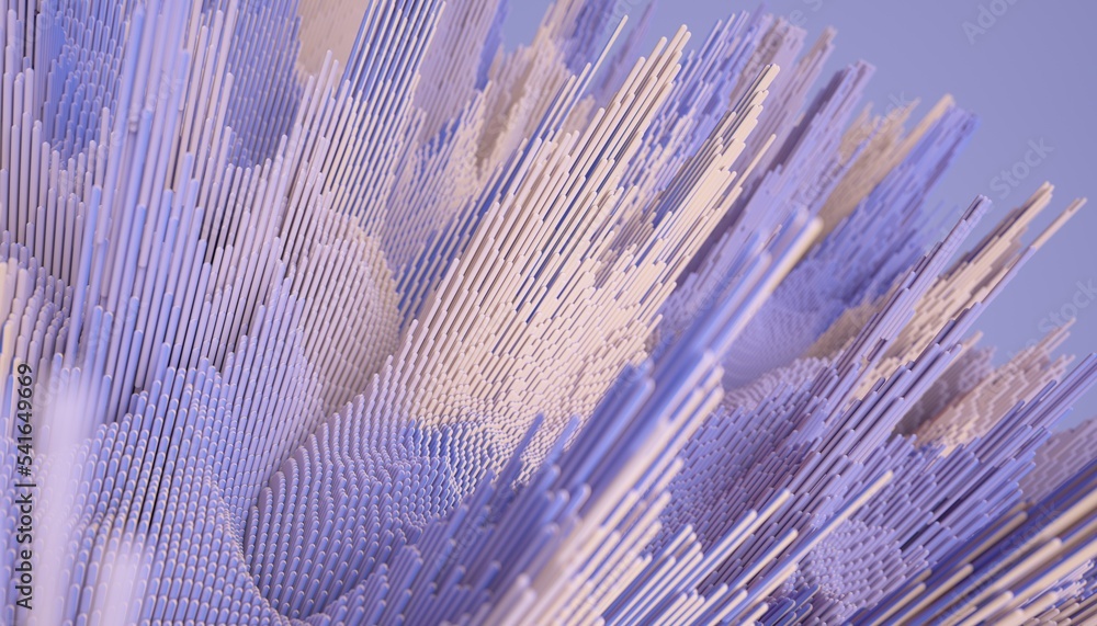 Poster abstract futuristic shape. 3d rendering background.