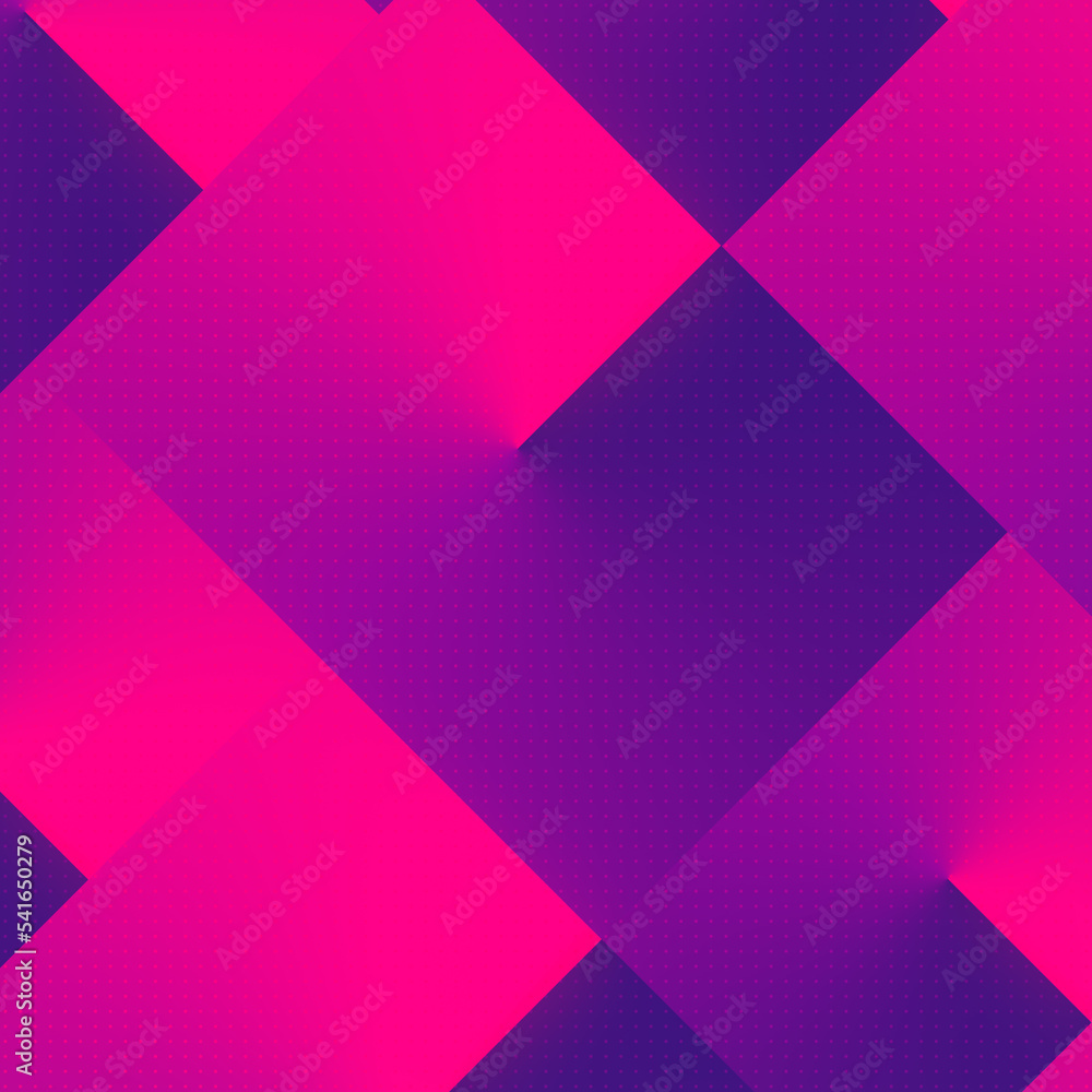 Poster rectangular shapes with trendy gradient. geometric abstract art background. 3d rendering illustratio