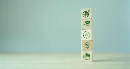 Enviromentally sustainable company target. Carbon neutral  and net zero concept. Reducing carbon footprint. Decreasing CO2 emissions target. Limit climate change and global warming.