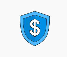 insurance policy finance shield icon