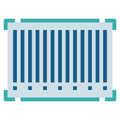 barcode flat icon style