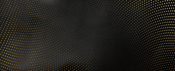 luxury gold geometric pattern with black background