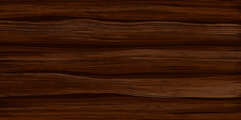 Naklejka premium Dark wood texture background. Old dried horizontal wooden planks. Vector illustration