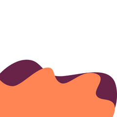 Orange Purple Wave Corner (2)