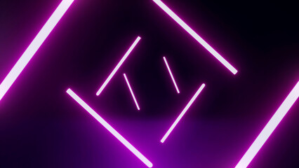 Abstract Sci-Fi retro style of the 80s. Laser neon bright background. Design for banners advertising technologies.