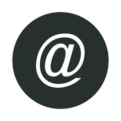 Glyph Circle Email Icon