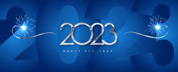 2023 Happy New Year Background