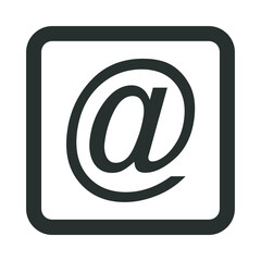 Outline Square Email Icon