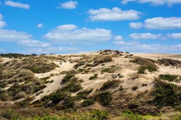 Guincho beach sand dunes