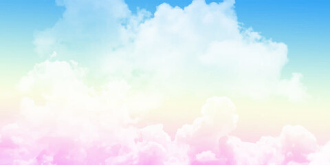 Abstract bright pastel sky surface background