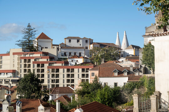 Cityscape view of the famous village of Sintra