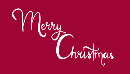 Merry christmas lettering. Vector illustration for cards, posters, flyers, webs and other use.