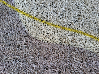 Texture Welcome Doormat for Indoor Outdoor Decoration, Anti Slip Door Mat