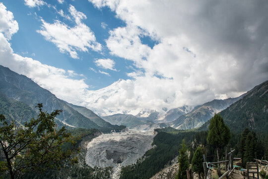 Glacier Fairy Meadows Nanga Parbat Mountains View