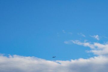 青空と飛行機