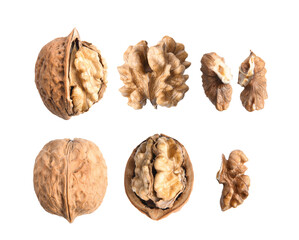 Walnuts on  transparent png