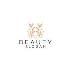 Beauty logo icon design templet and vector