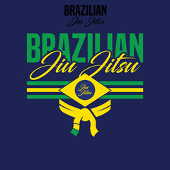 Brazilian jiu-jitsu, Typography, Graphic Art