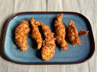 Home-made fried chicken shot on iPhone